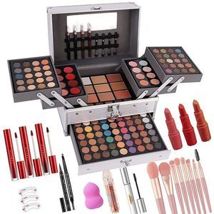 UNIFULL 132 Color All- In- One Makeup For Women Full Kit,Professional Makeup